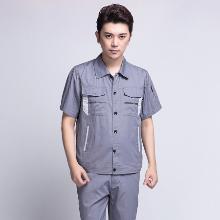 夏季員工工作服，員工夏季工服定做
