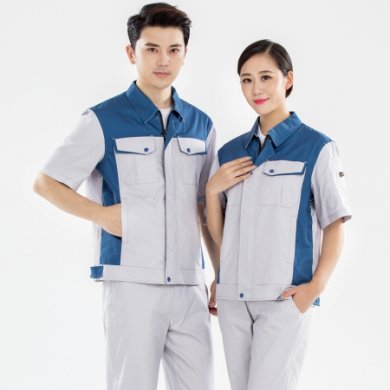 常州夏季工作服定做，常州短袖工作服款式